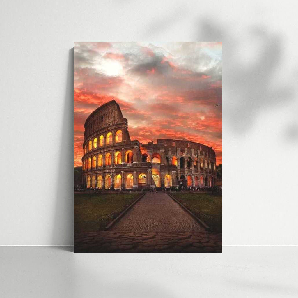 Evening Colosseum: The Magic of the Italian Sunset