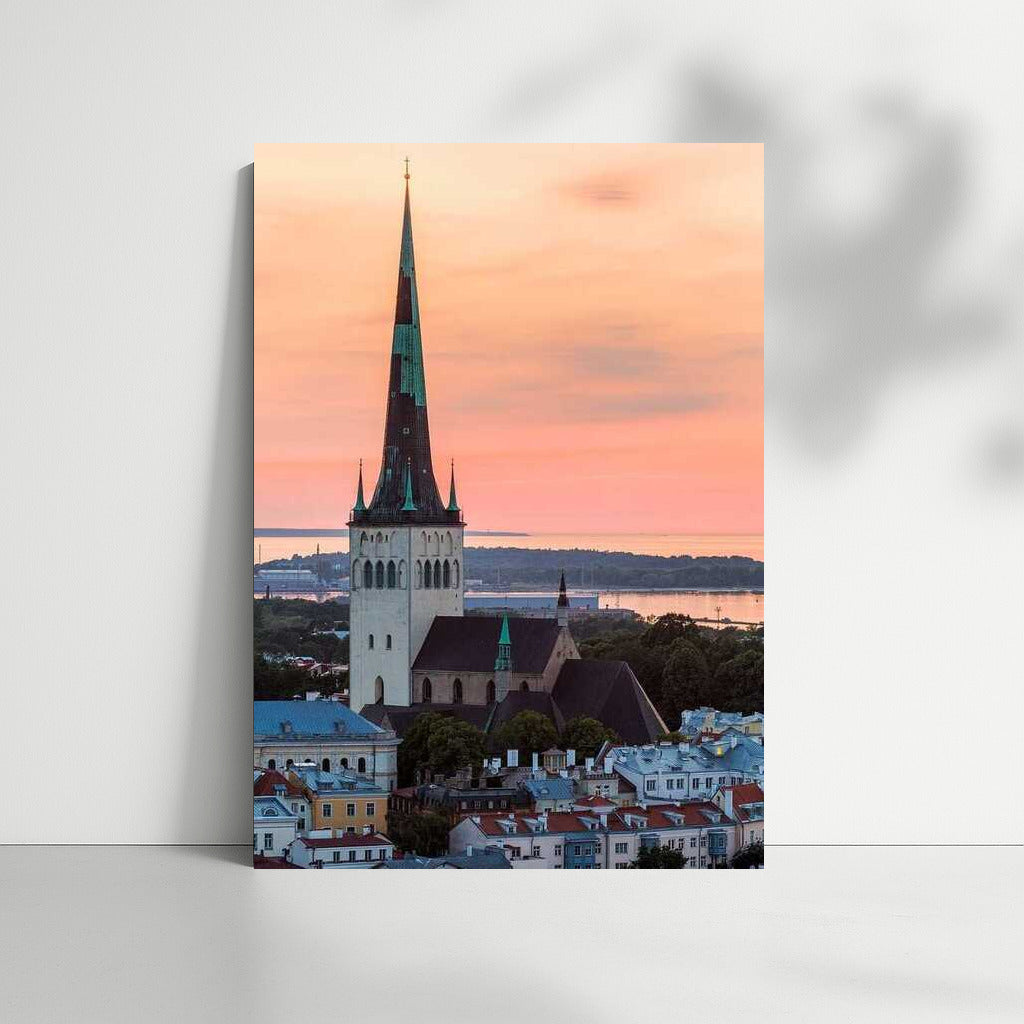 Sunset Charm of Lithuania: Ancient Architecture and Travel