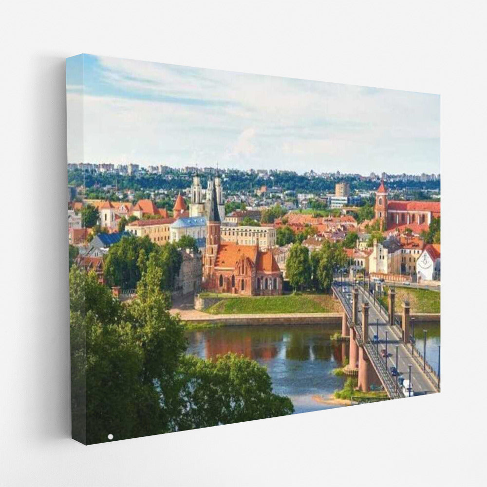 Harmony of the Lithuanian City: River and Sky