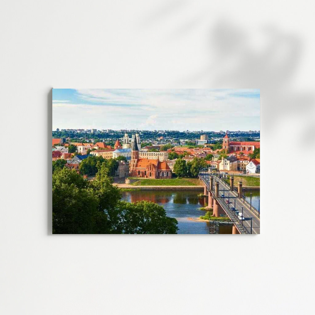 Harmony of the Lithuanian City: River and Sky