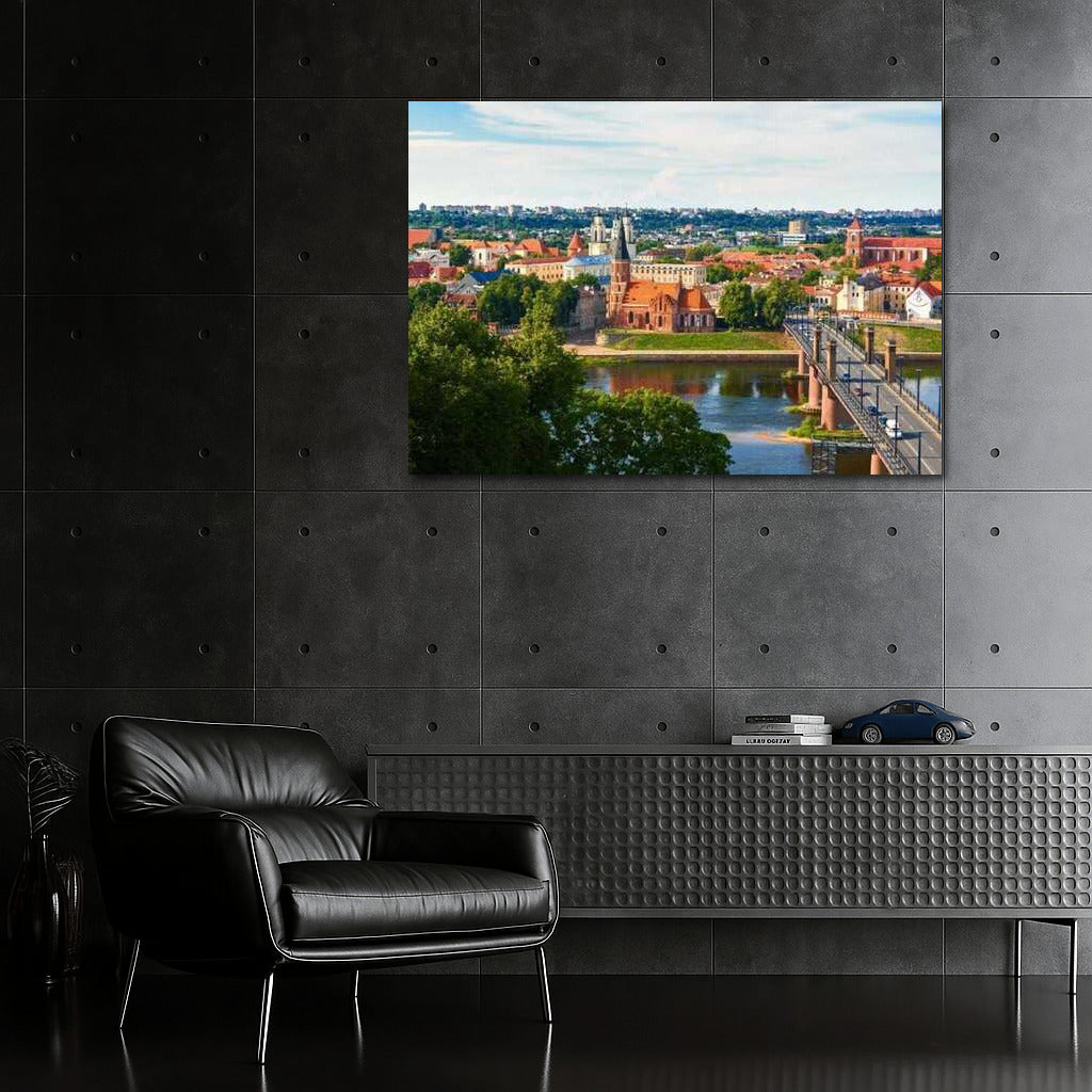 Harmony of the Lithuanian City: River and Sky
