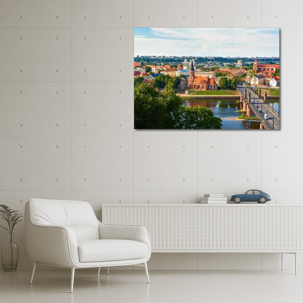 Harmony of the Lithuanian City: River and Sky