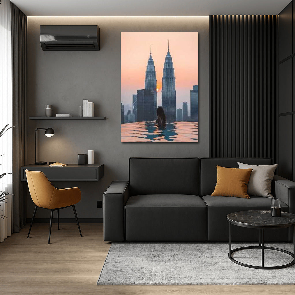 Malaysian Sunset: Grace of Skyscrapers and Dreams