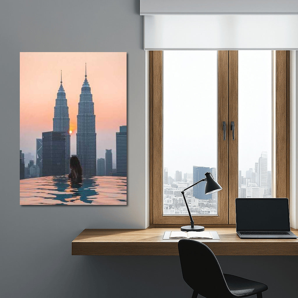Malaysian Sunset: Grace of Skyscrapers and Dreams