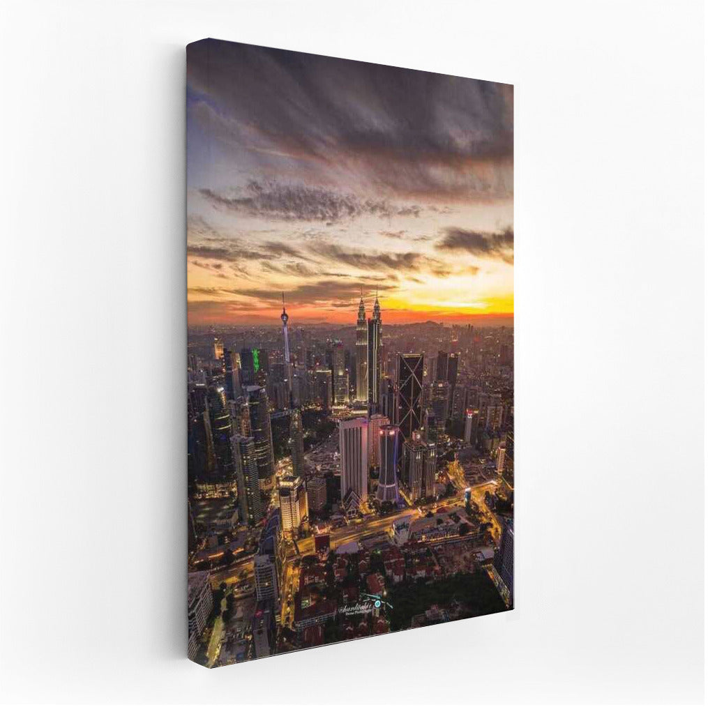 Sunset over Skyscrapers: Malaysia's Urban Magic