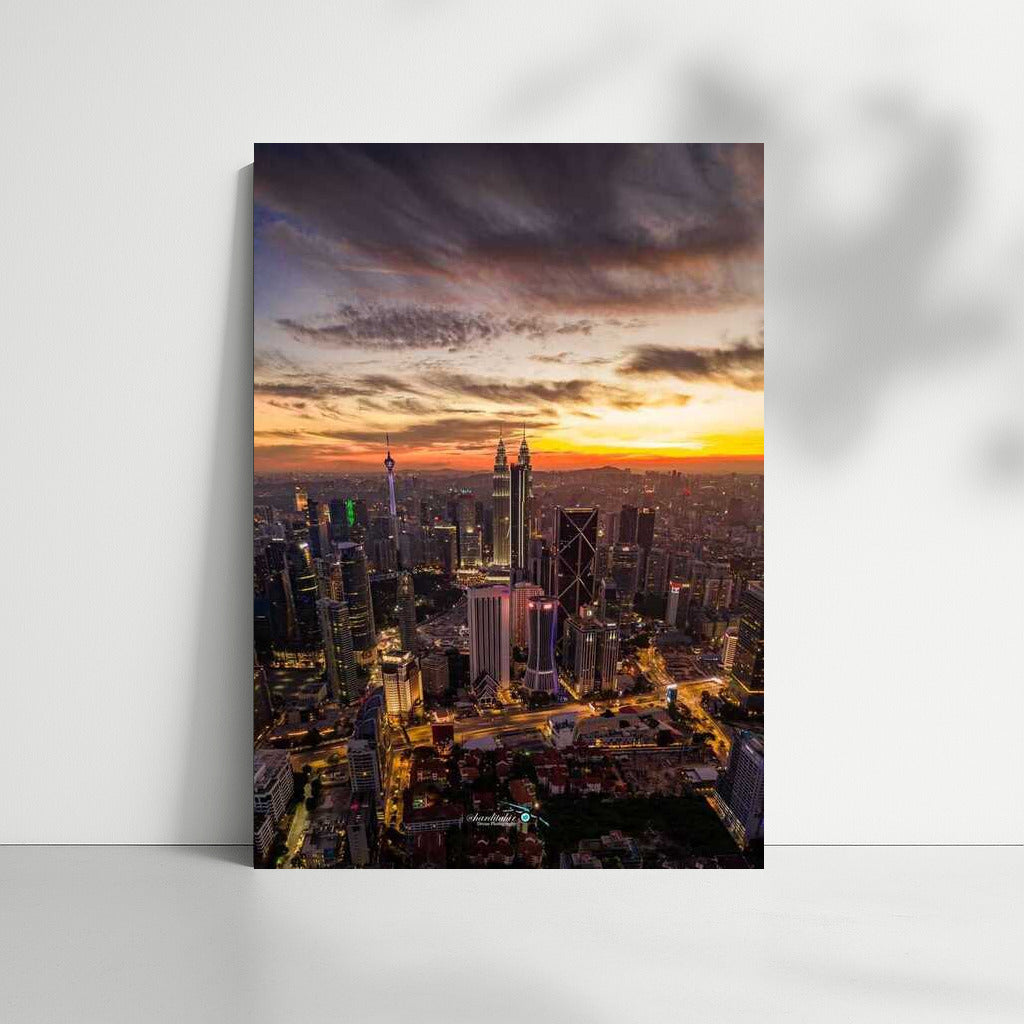 Sunset over Skyscrapers: Malaysia's Urban Magic