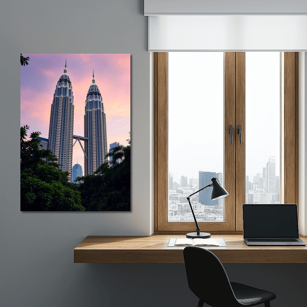 Evening Glitter of Kuala Lumpur Towers: The Soul of Malaysia