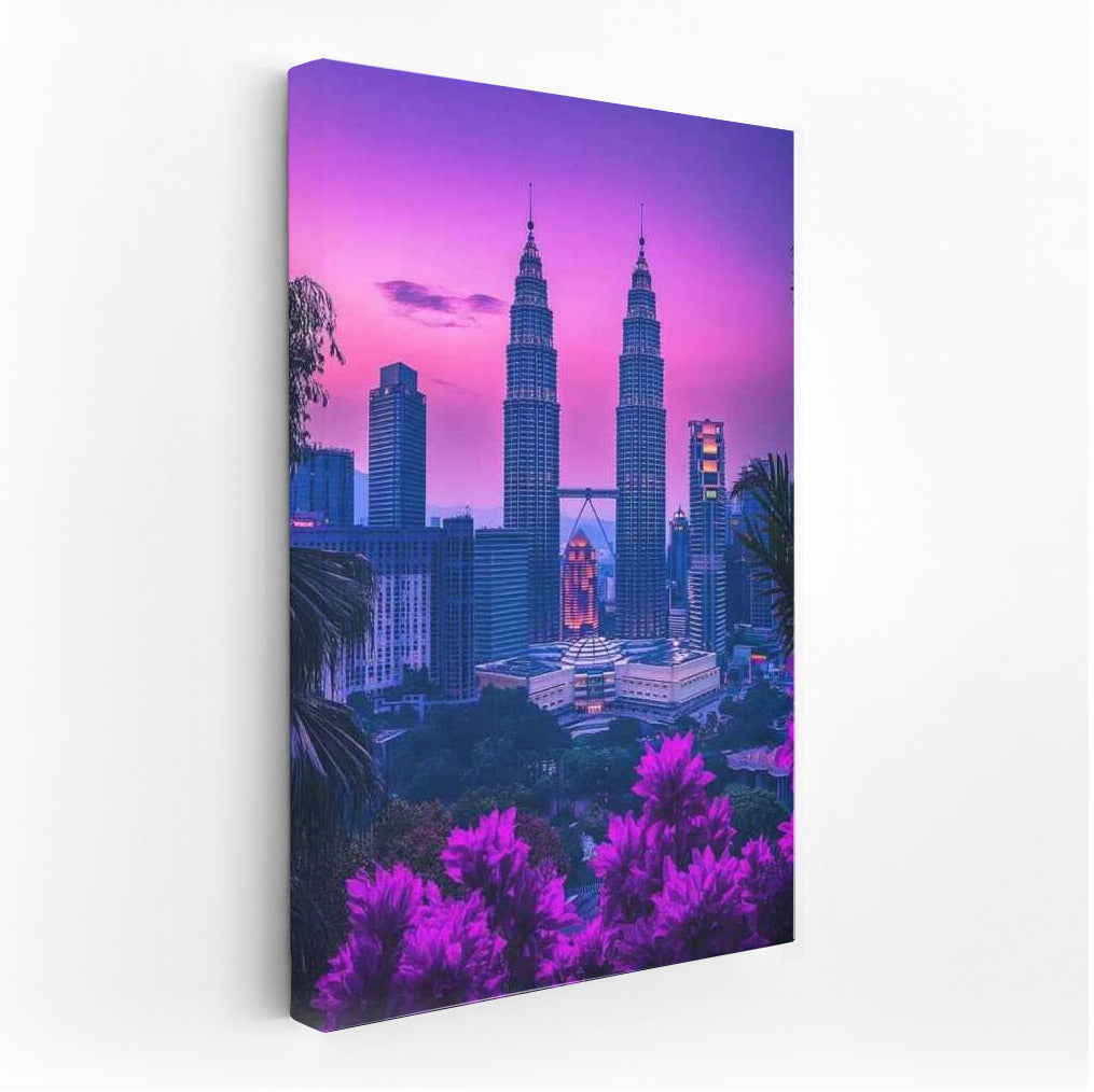 Sunset over the Petronas Twin Towers: The Magic of Malaysia