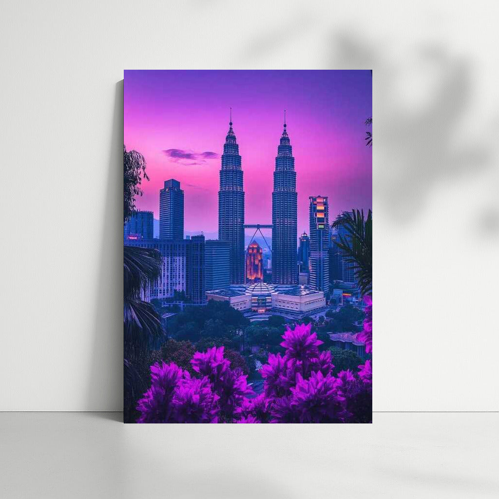 Sunset over the Petronas Twin Towers: The Magic of Malaysia