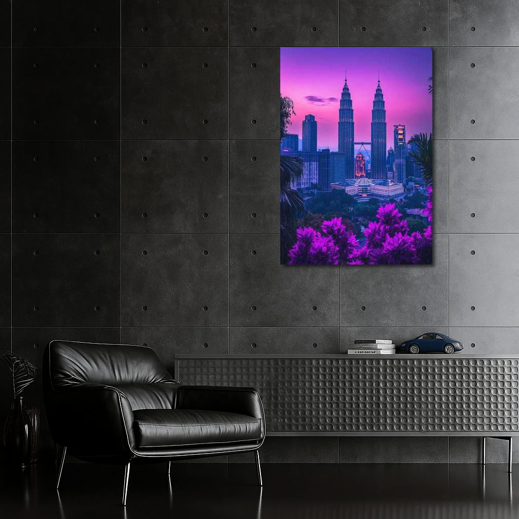 Sunset over the Petronas Twin Towers: The Magic of Malaysia