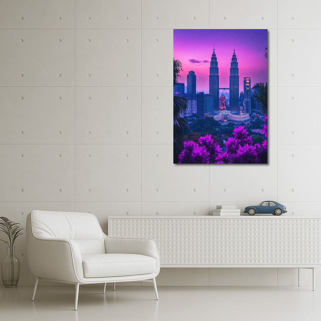 Sunset over the Petronas Twin Towers: The Magic of Malaysia
