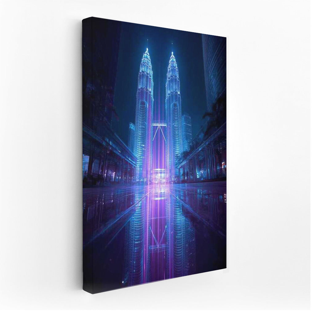 Neon Glow of the Twin Towers: The Heart of Malaysia