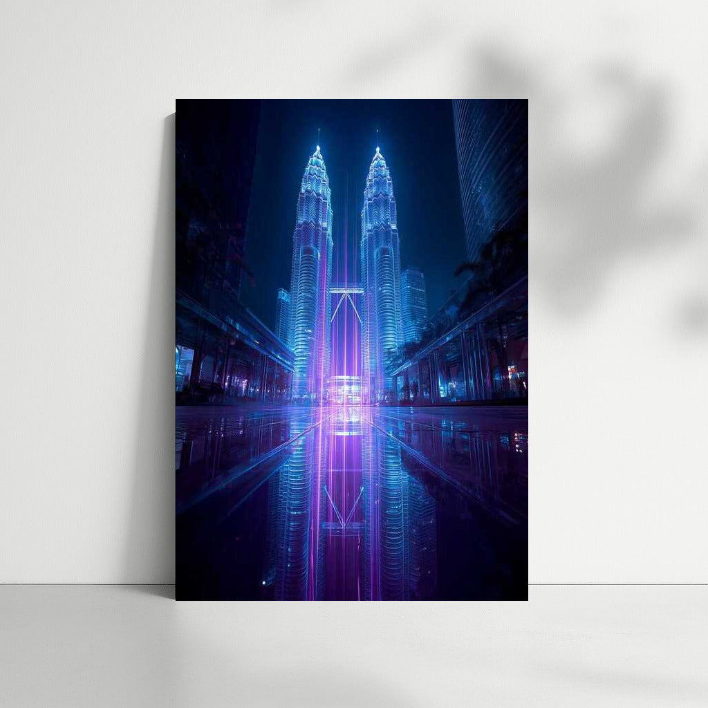 Neon Glow of the Twin Towers: The Heart of Malaysia