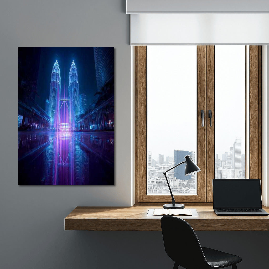 Neon Glow of the Twin Towers: The Heart of Malaysia