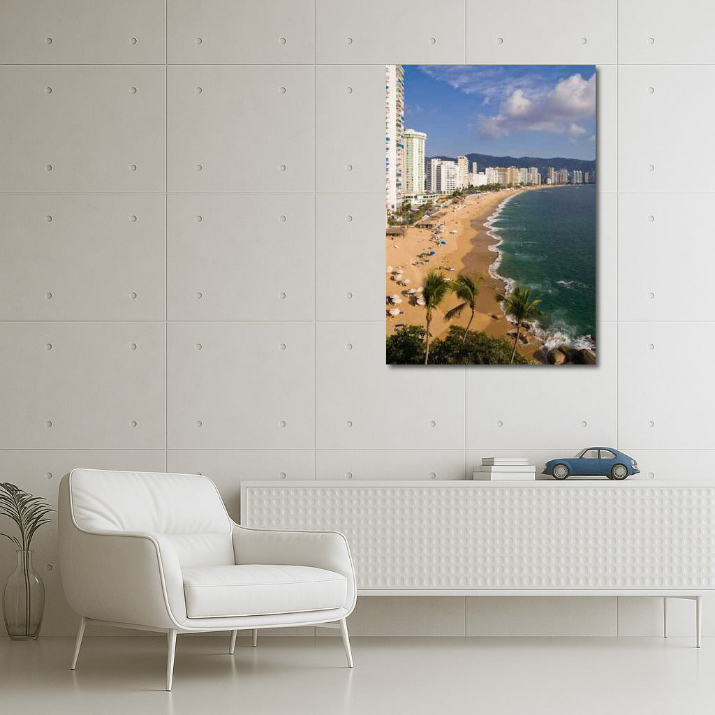 Mexican Beach: City Life and Nature