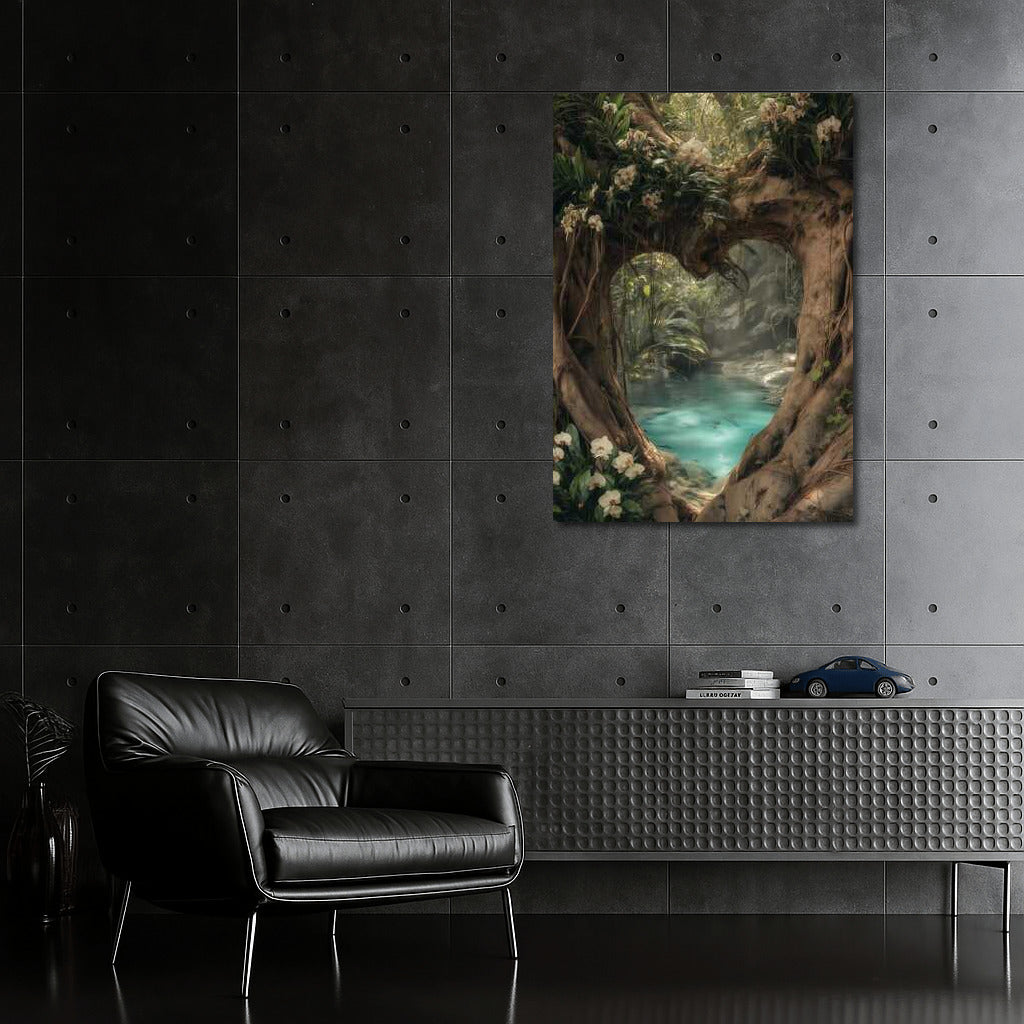 Mexican Oasis: Tropical Greenery and Azure Waters