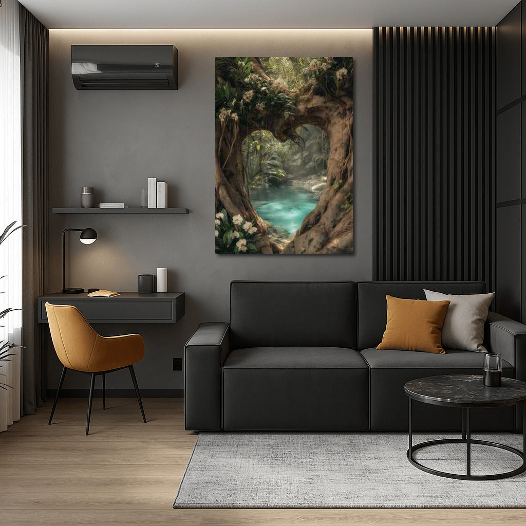 Mexican Oasis: Tropical Greenery and Azure Waters