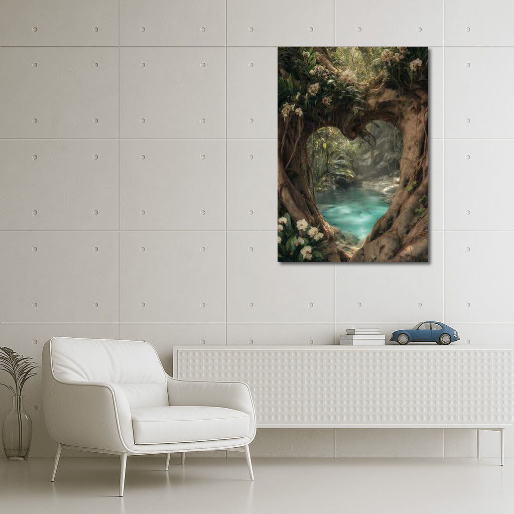 Mexican Oasis: Tropical Greenery and Azure Waters