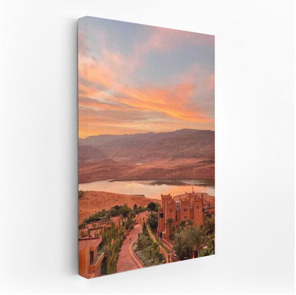 Sunset Charm of Morocco: Warm Hues and Mysterious Landscapes