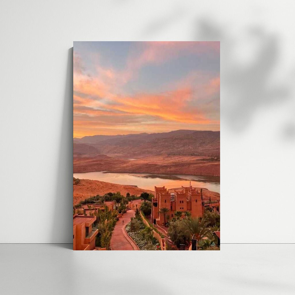 Sunset Charm of Morocco: Warm Hues and Mysterious Landscapes