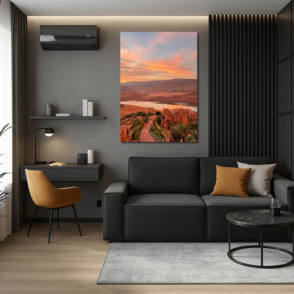 Sunset Charm of Morocco: Warm Hues and Mysterious Landscapes