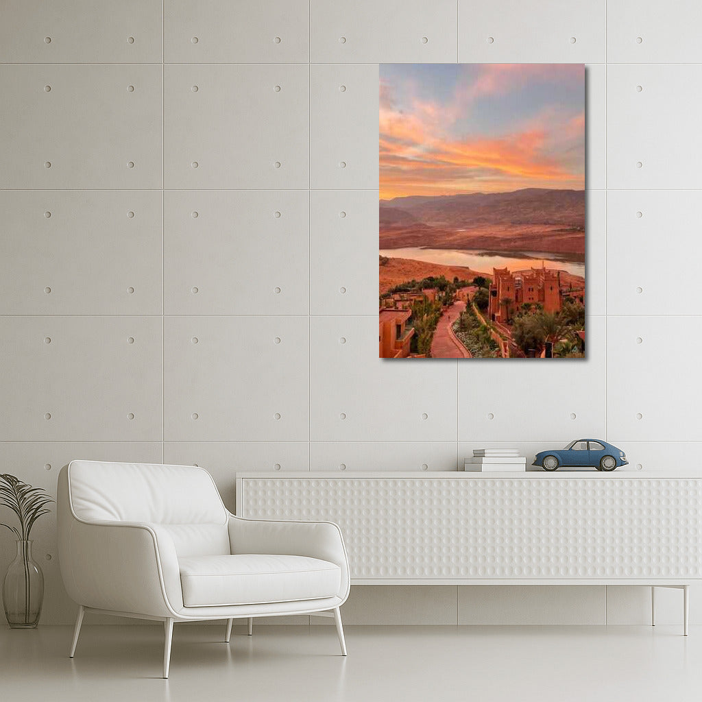 Sunset Charm of Morocco: Warm Hues and Mysterious Landscapes