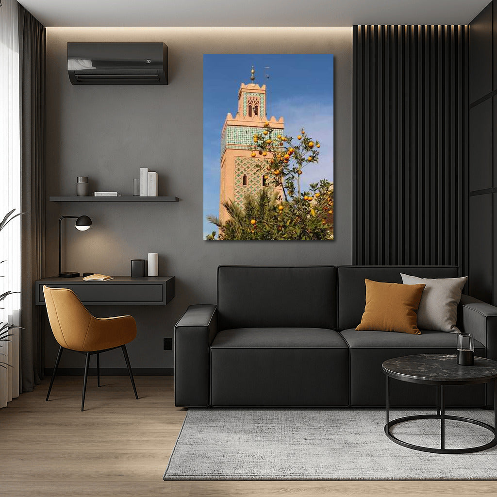 Orange Trees and Architecture of Morocco: Country Style