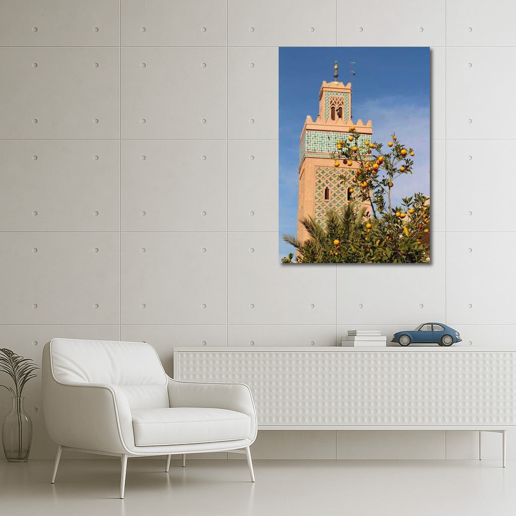 Orange Trees and Architecture of Morocco: Country Style
