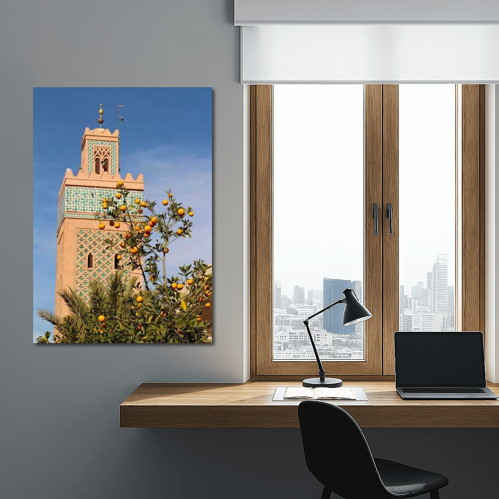 Orange Trees and Architecture of Morocco: Country Style