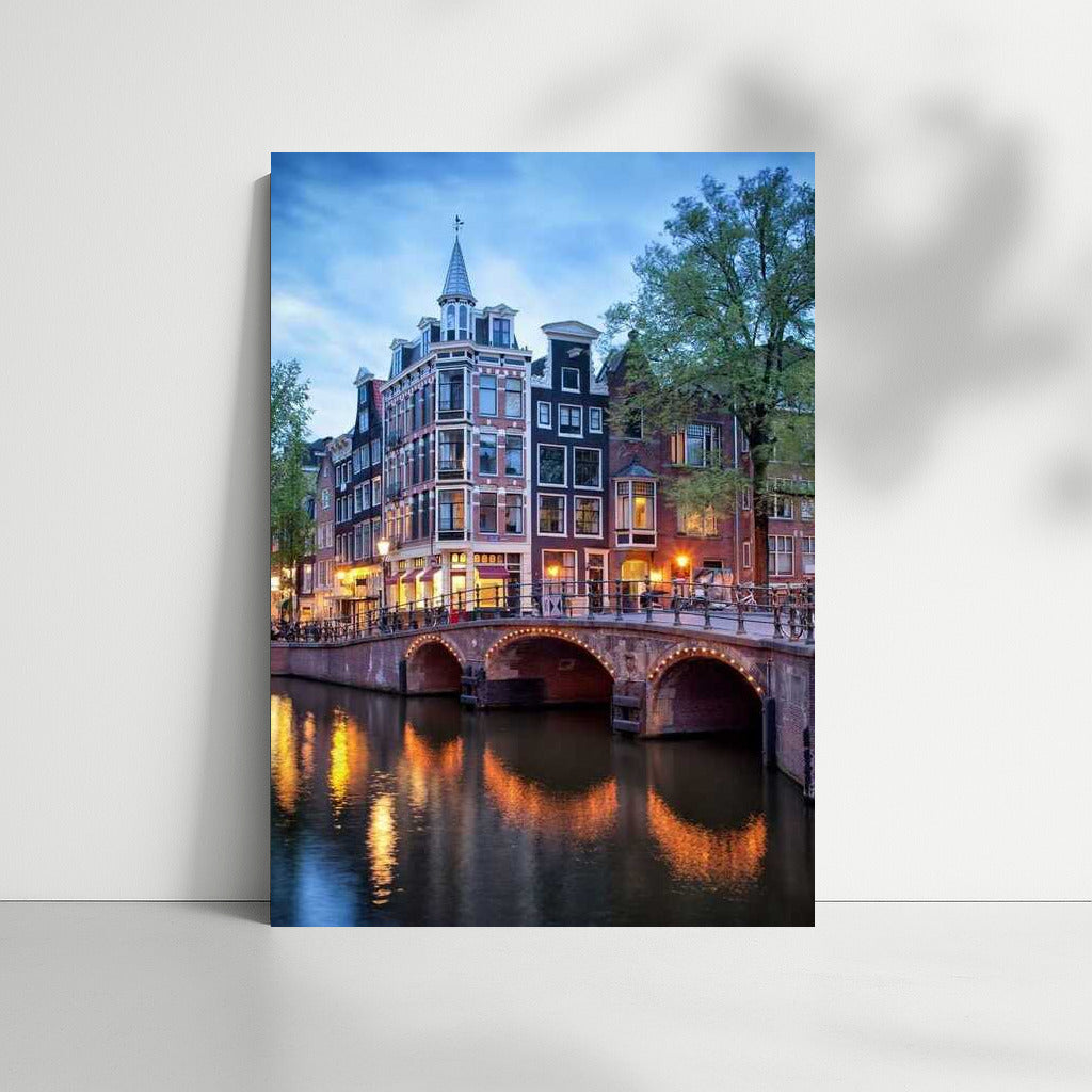 Amsterdam Evening Canals: The Romance of Holland