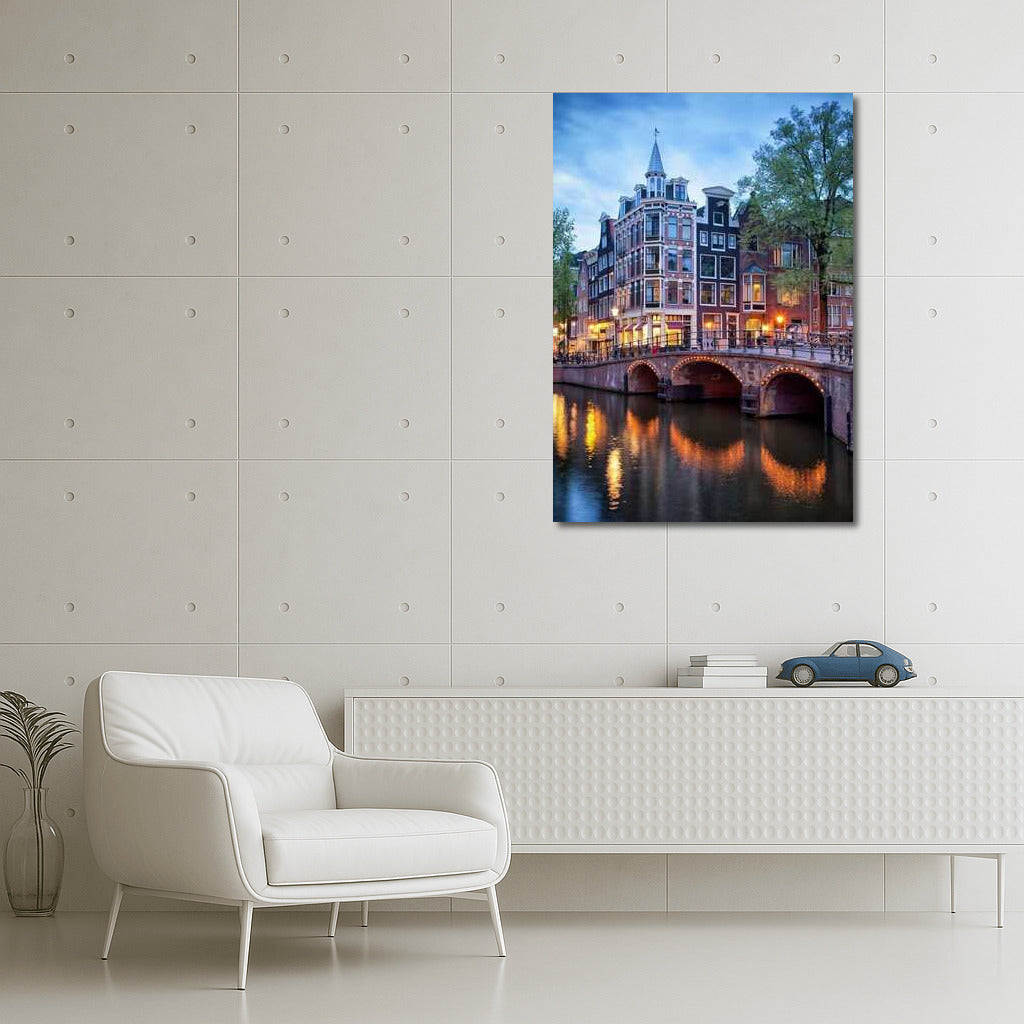 Amsterdam Evening Canals: The Romance of Holland