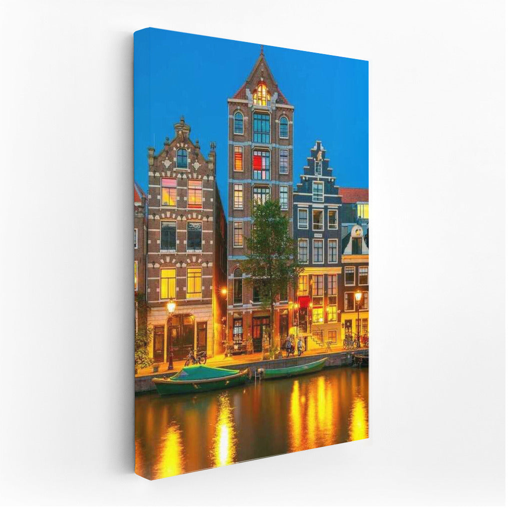Evening Magic of Amsterdam Canals: The Enchantment of the Netherlands