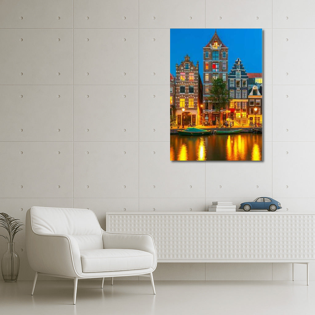 Evening Magic of Amsterdam Canals: The Enchantment of the Netherlands