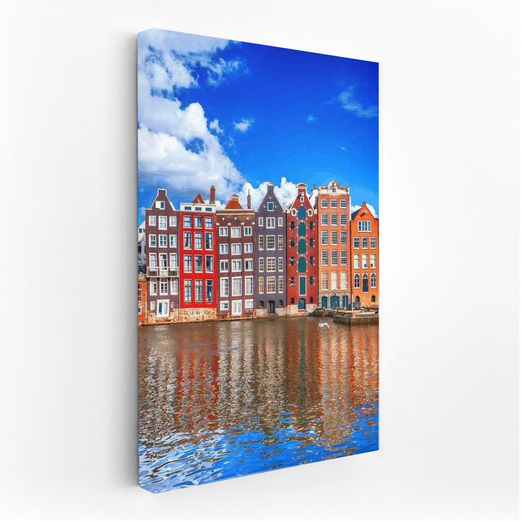 Vibrant Harbors of the Netherlands: Reflections of Colourful Houses