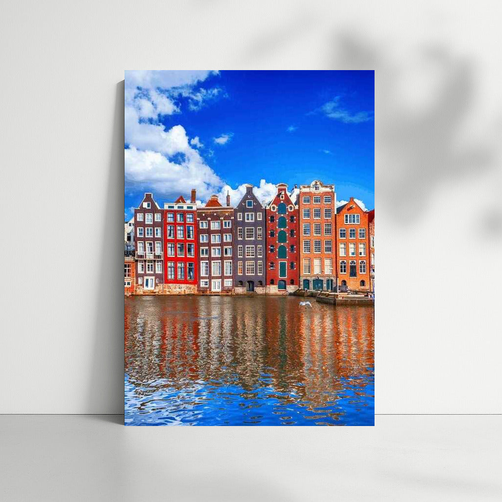 Vibrant Harbors of the Netherlands: Reflections of Colourful Houses