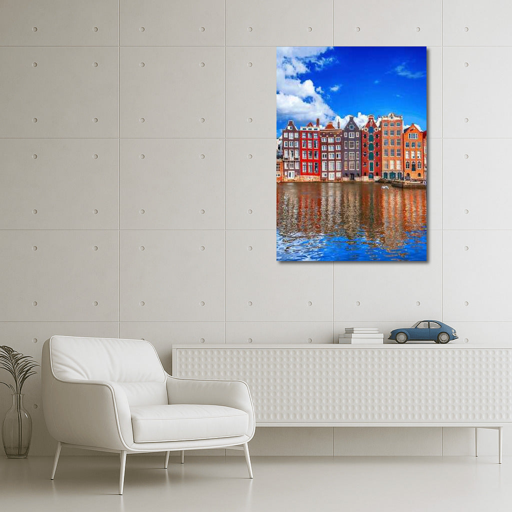 Vibrant Harbors of the Netherlands: Reflections of Colourful Houses