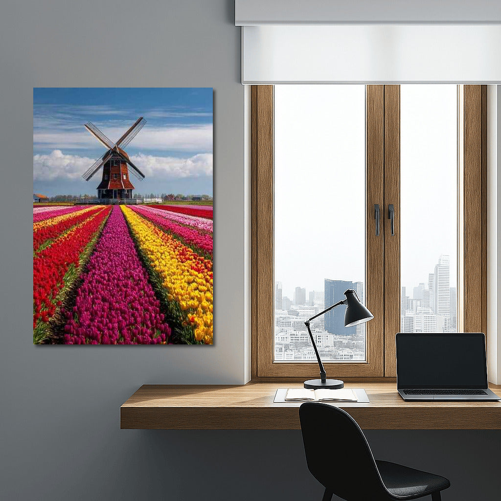 Dutch Fairy Tale: Tulips and the Windmill