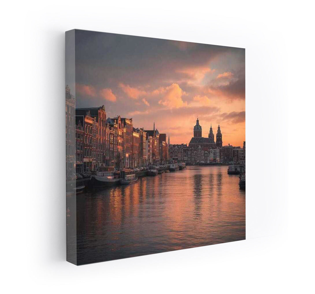 Sunset Amsterdam: The Heart of the Netherlands