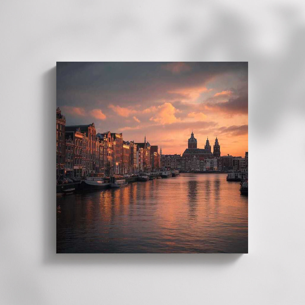 Sunset Amsterdam: The Heart of the Netherlands