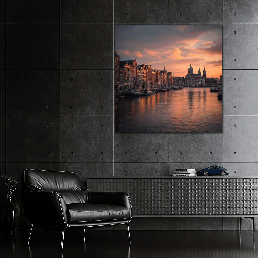 Sunset Amsterdam: The Heart of the Netherlands