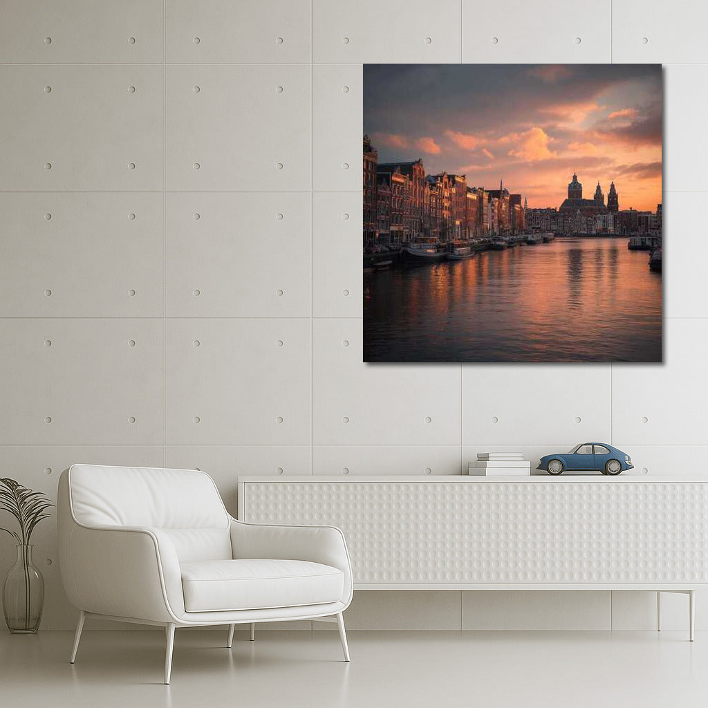 Sunset Amsterdam: The Heart of the Netherlands