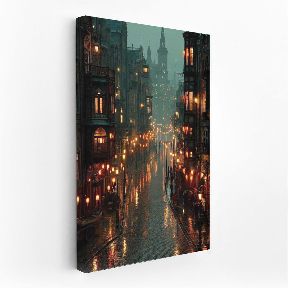 Evening Magic of the Streets of the Netherlands: Comfort and Light