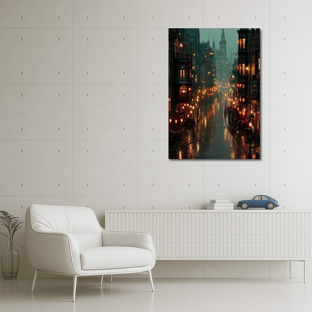 Evening Magic of the Streets of the Netherlands: Comfort and Light