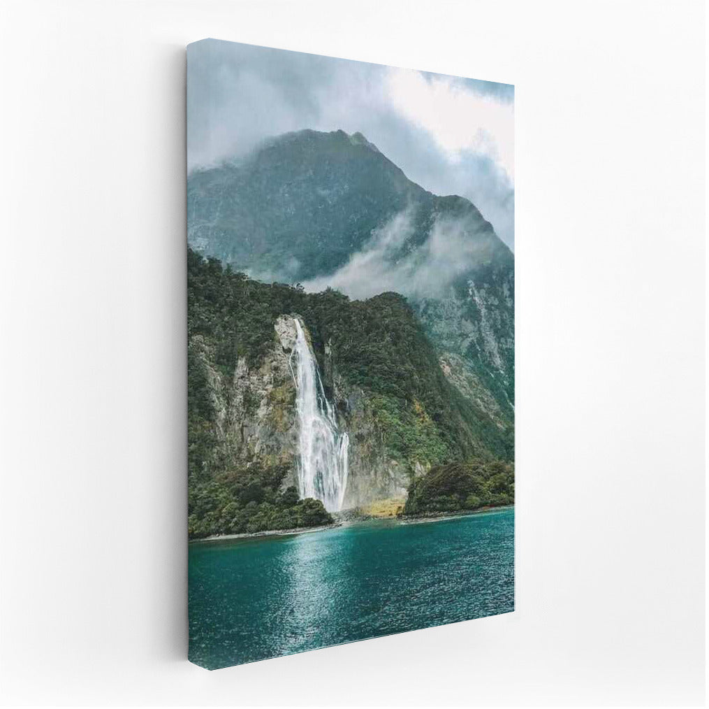 New Zealand Waterfall: Mountain Wildlife