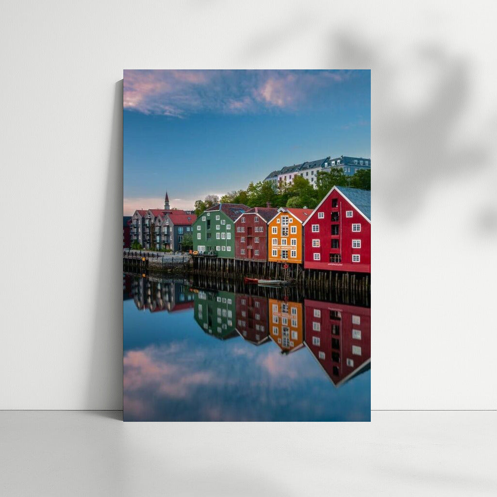 Scandinavian Harmony: Norway's Vibrant Waterfront Homes