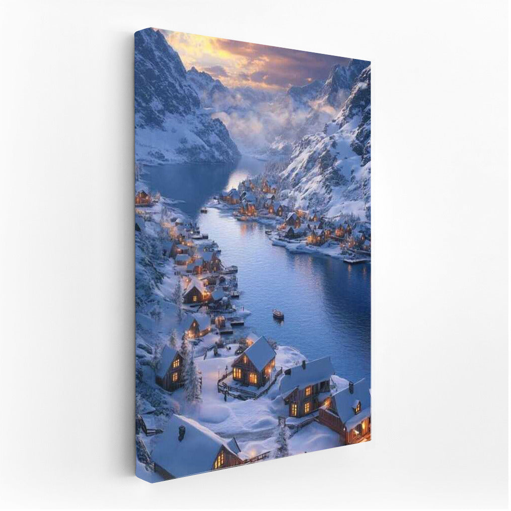 Winter Idyll of Norway: Coziness and Tranquility