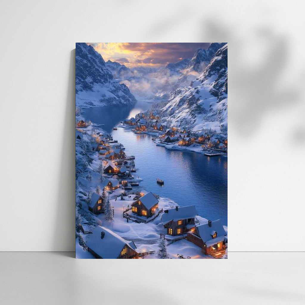 Winter Idyll of Norway: Coziness and Tranquility