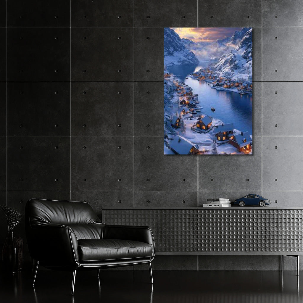 Winter Idyll of Norway: Coziness and Tranquility