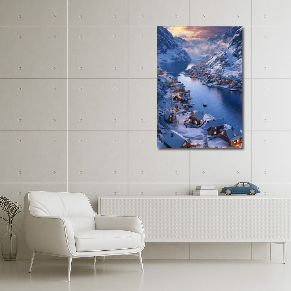 Winter Idyll of Norway: Coziness and Tranquility