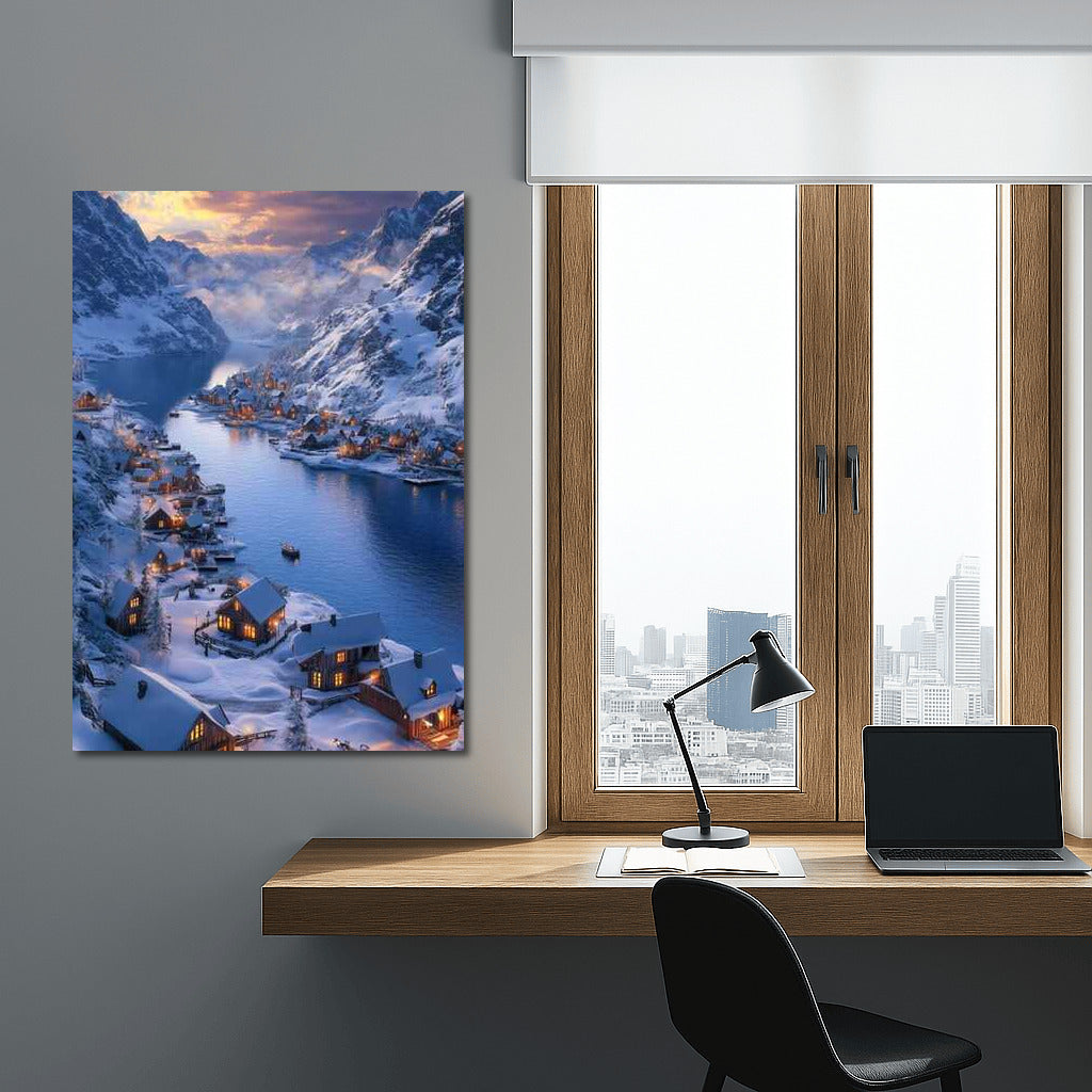 Winter Idyll of Norway: Coziness and Tranquility